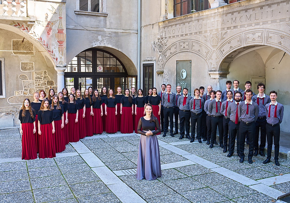 El coro esloveno de la Universidad de Liubliana canta este jueves en Los Franciscanos