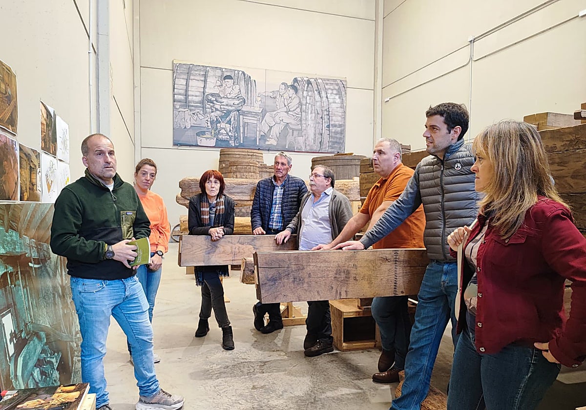 «Todavía queda por hacer, pero el resultado ya es visible» en el gran lagar de Erbetegi-Etxeberri