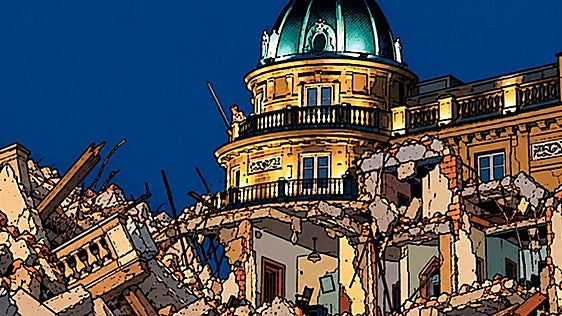 Brad Pitt observa desde su habitación los efectos del terremoto de simpatía de magnitud 9 que ha generado en Donosti