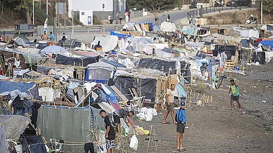 Zonas de acogida irreales en Ceuta
