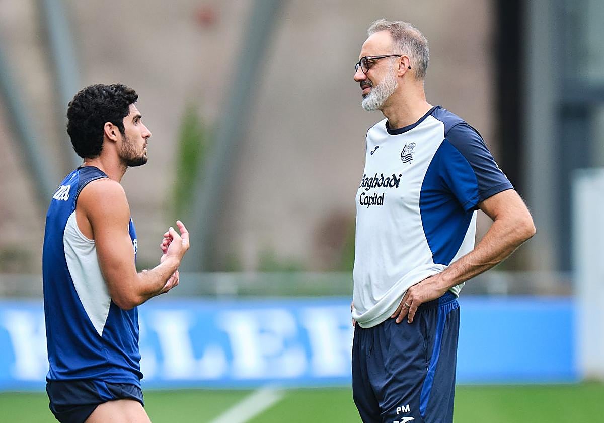 Guedes se suma al grupo en Zubieta tras la gira de Birmingham