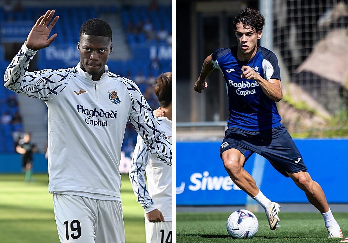 Presentación de Mamadou Sarr y Héctor Fort esta tarde en Anoeta