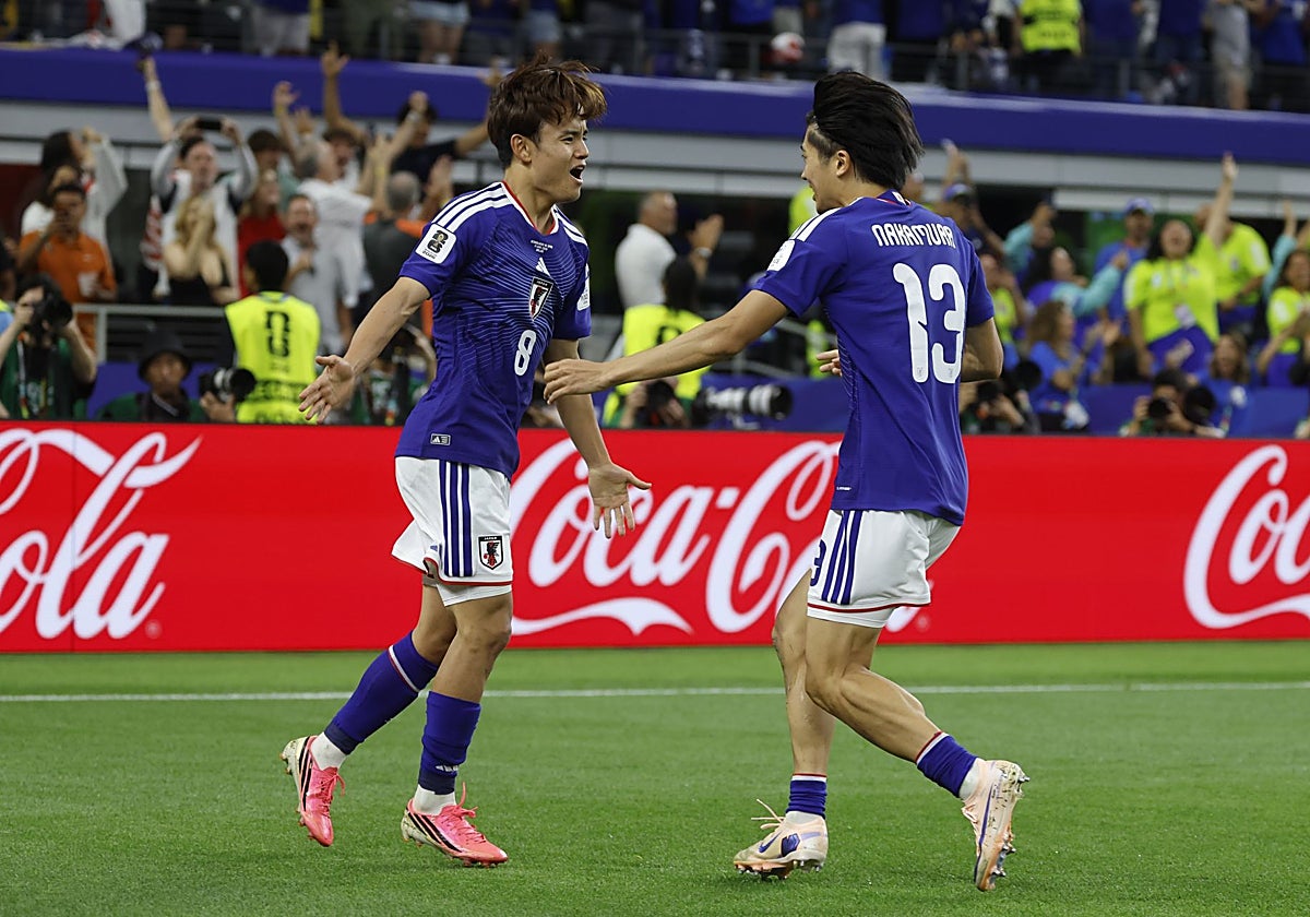 Kubo, a su llegada a la concentración de Japón: «Me alegro de venir aquí porque así puedo jugar»