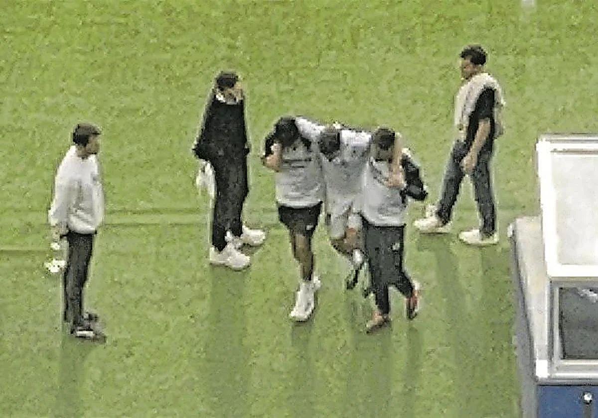 Luken Beitia sufre un esguince en el tobillo izquierdo tras el susto en el postpartido ante el Dépor