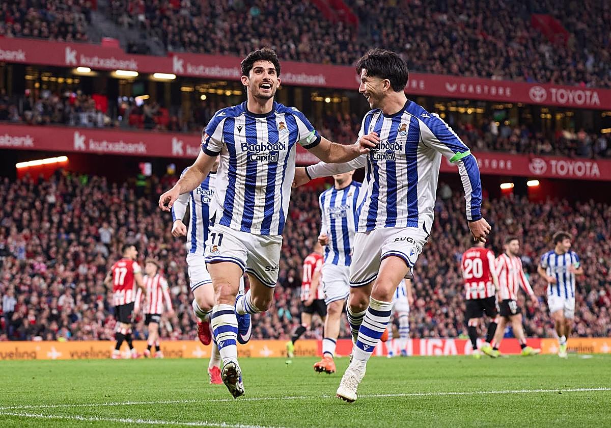 A Gonçalo Guedes siempre se le da bien el Athletic: tres golazos y dos asistencias