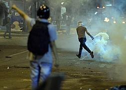 Imagen de los disturbios registrados en Caracas. / Juan Barreto (Afp)