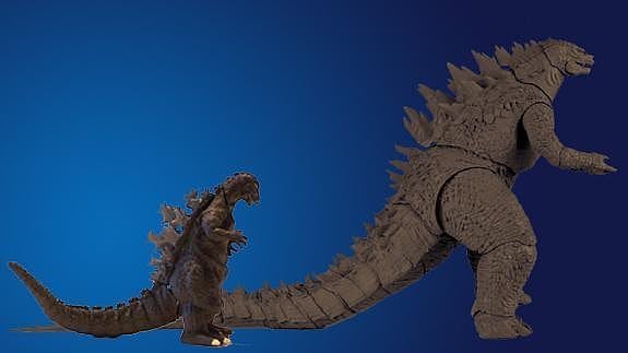 Godzilla de 1954 y de 2014.