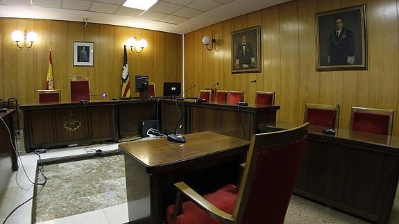Sala de los Juzgados de Mallorca. 