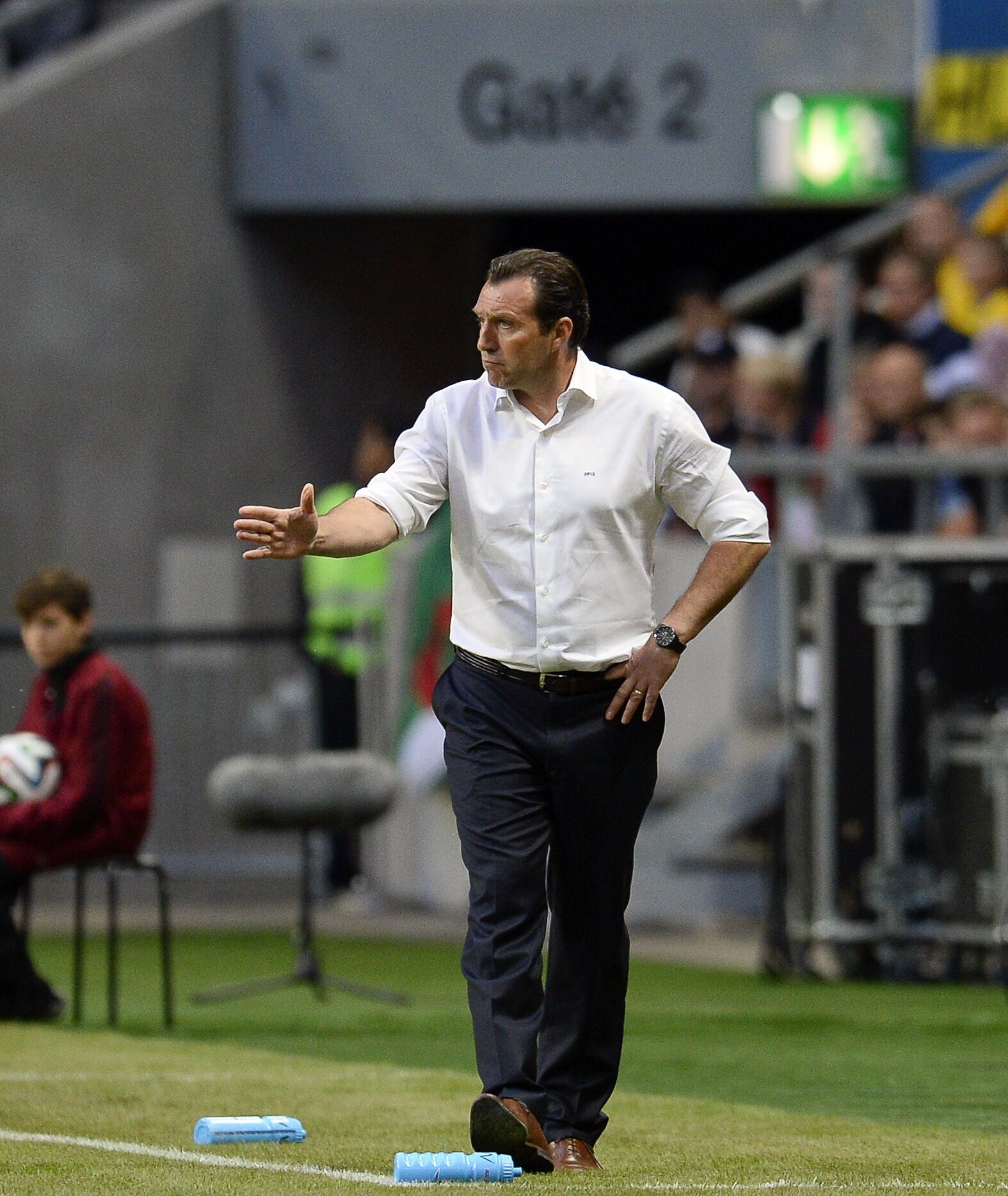 Marc Wilmots, durante un partido.