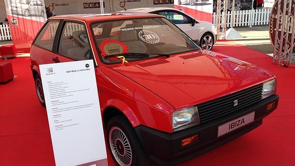 El primer Seat Ibiza que se fabricó. 