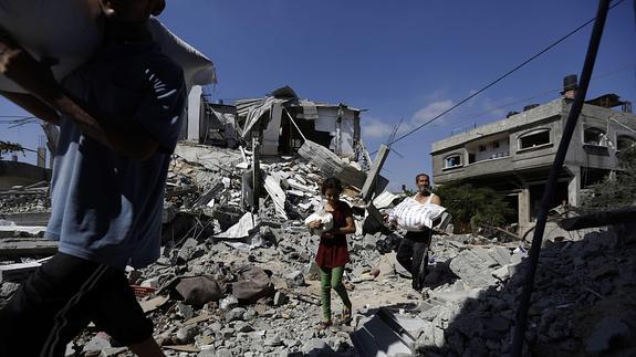 La operación 'Margen Protector' ha dejado devastada Gaza. 