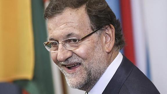 Rajoy. a la salida de la reunión 