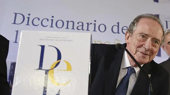 El director de la Real Academia de la Lengua Española (RAE), José Manuel Blecua. 