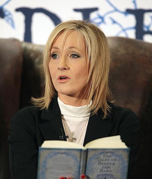 La escritora británica J.K. Rowling. 