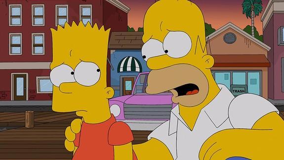 Fotograma de 'Los Simpsons'. 