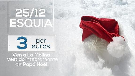 Promoción día 25 de diciembre La Molina
