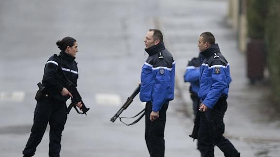 Varios agente de la Policía francesa. 