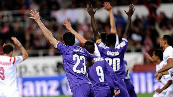 Los espanyolistas se defendieron con todo. 