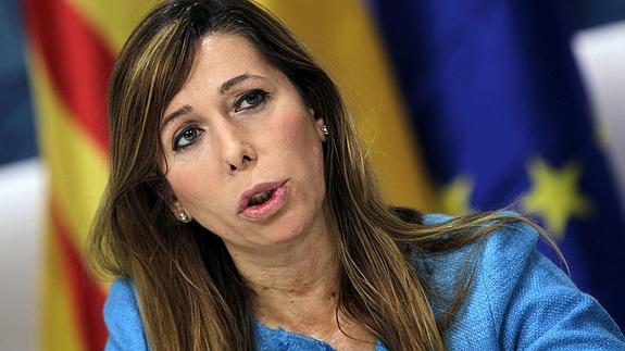La líder del PPC, Alicia Sánchez-Camacho. 