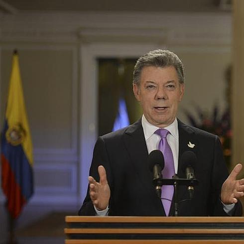 El presidente de Colombia, Juan Manuel Santos 
