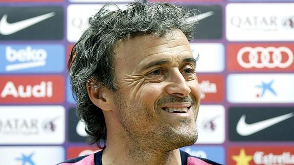 El técnico del Barça, Luis Enrique. 