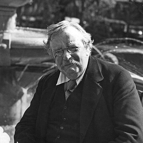 El escritor G. K. Chesterton.