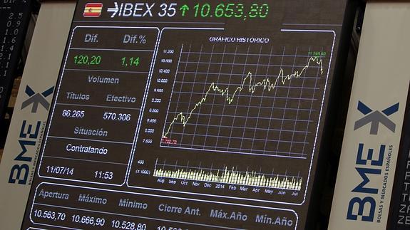 Imagen de la Bolsa de Madrid. 