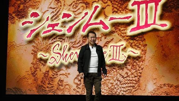 Yu Suzuki, durante la presentación del Kickstarter.