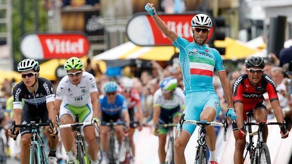 Nibali, en la pasada edición del Tour. 