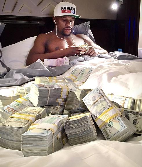 El boxeador Floyd Mayweather.