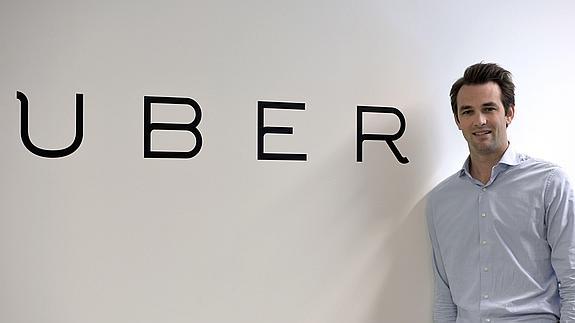 El director general de Uber Francia, Thibaud Simphal.