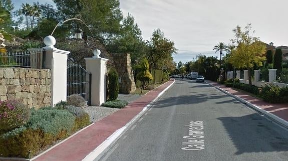 La calle Granados de Marbella.
