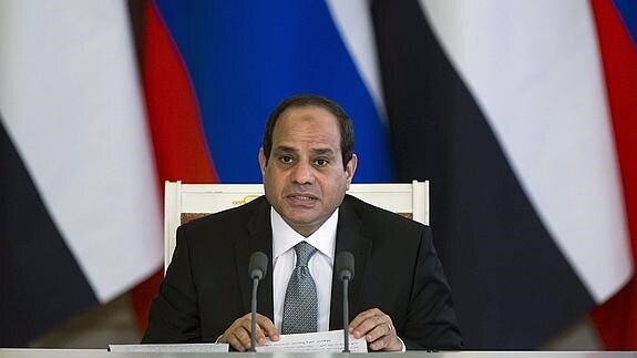 El presidente egipcio, Abdelfatah al Sisi.