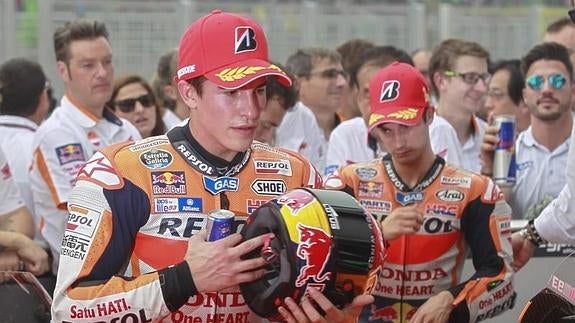Marc Márquez, en Malasia. 