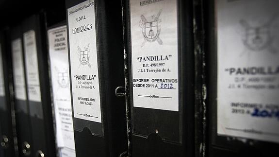 Los documentos de la 'Operación Pandilla' sobre el caso de Eva Blanco.