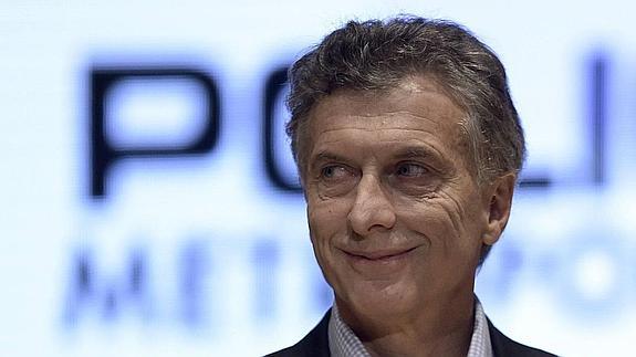 El favorito para ocupar la presidencia argentina, Mauricio Macri.