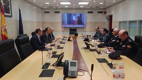 Reunión de la Comisión de evaluación de la amenaza terrorista en España. 