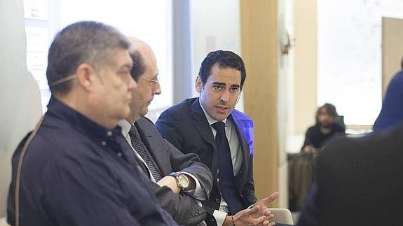 Daniel Pingarrón, en un momento del debate organizado por la revista Inversión.