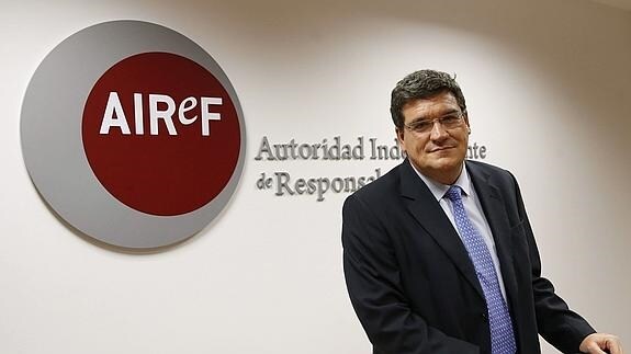 El presidente de la AIReF, José Luis Escirvá.