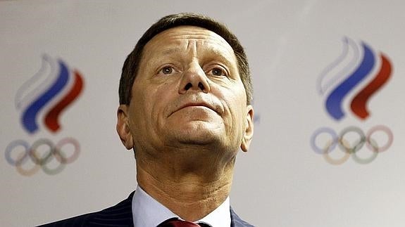 El presidente del Comité Olímpico Ruso (COR), Alexandr Zhúkov. 