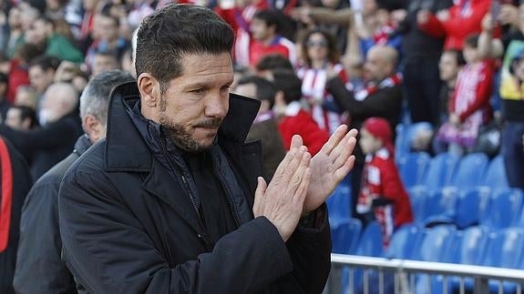 Simeone ante el Sevilla. 