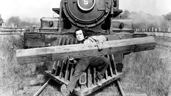 Buster Keaton, en 'El maquinista de la General'. 