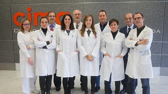 Investigadores del Centro de Investigación Médica Aplicada (CIMA) de la Universidad de Navarra. 