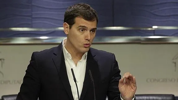 El presidente de Ciudadanos, Albert Rivera. 