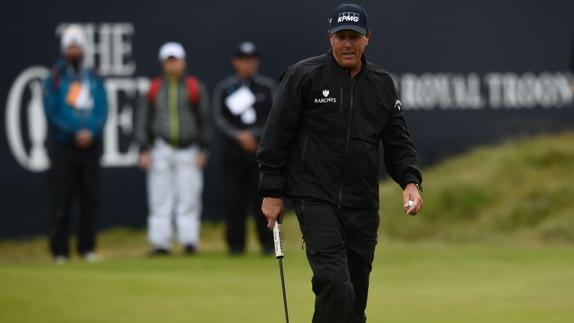 Phil Mickelson, durante el Open Británico. 