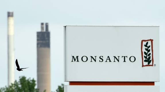 Logotipo en una de las empresas de Monsanto.