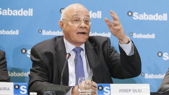 Josep Oliu, presidente de Banco Sabadell.