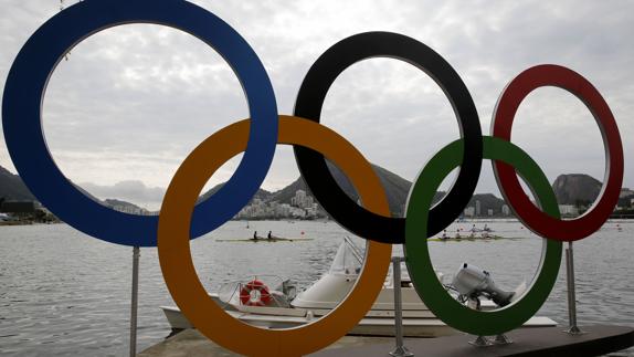 Anillos olímpicos, en Río. 