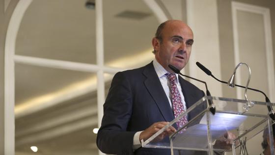 El ministro de Economía y Competitividad, Luis de Guindos. 