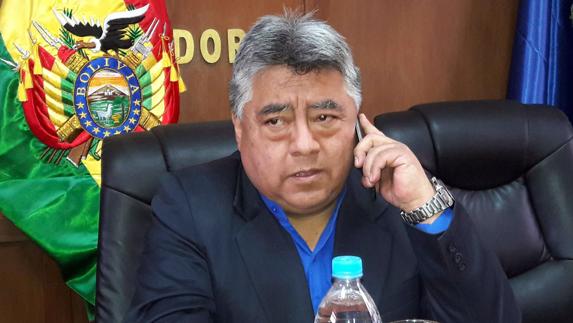 El viceministro boliviano de Régimen Interior, Rodolfo Illanes,. 